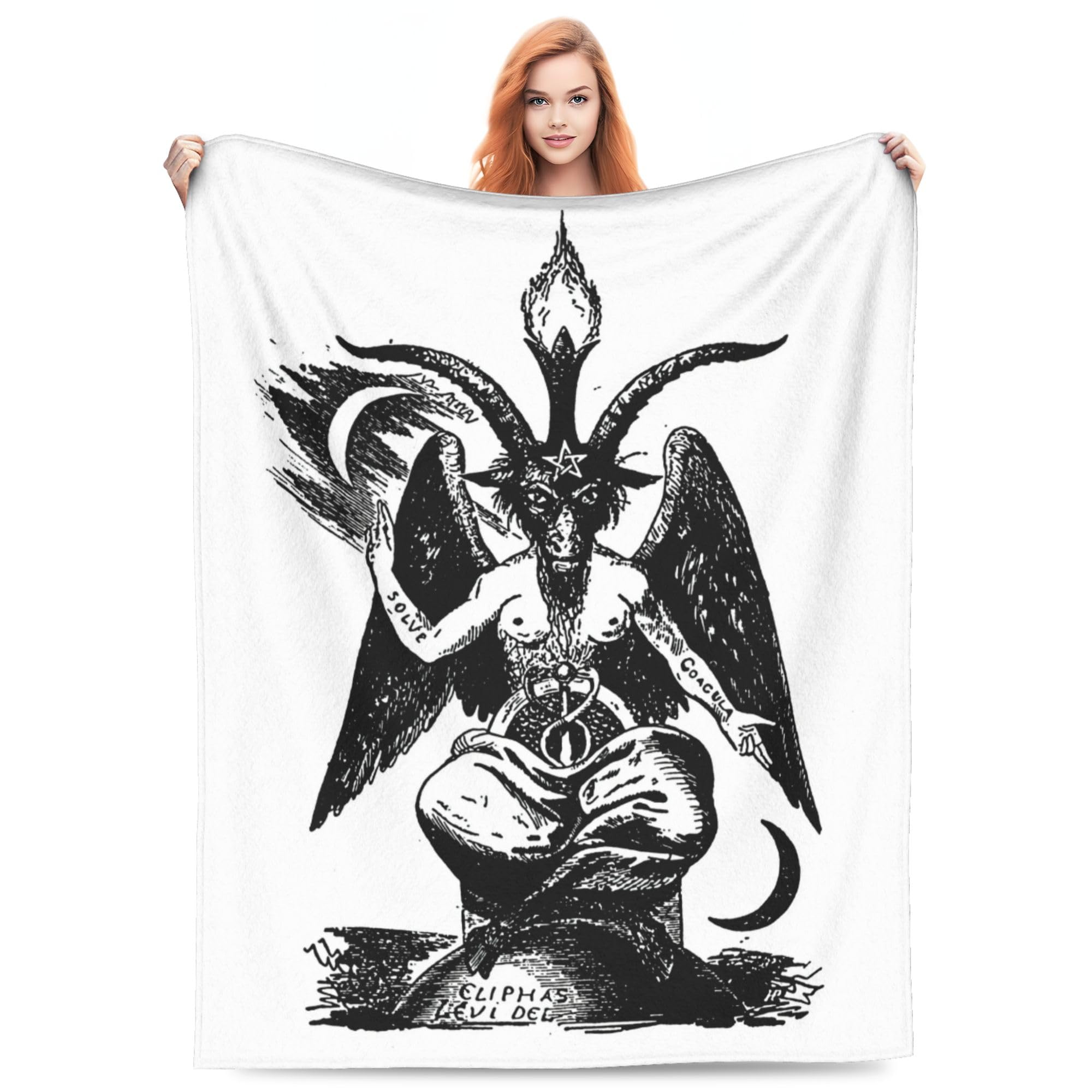 Satanic Ritual Demon Devil Wicca Wiccan Pagan Baphomet Full Fleece